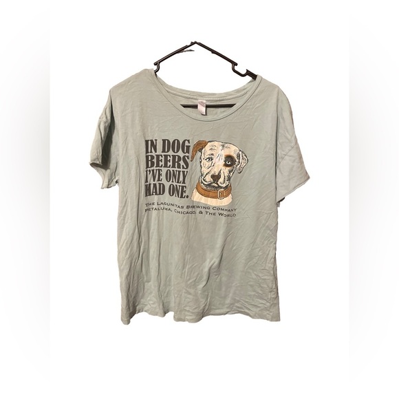 “In Dog Beers…” Graphic Tee Shirt *make offers* - Picture 1 of 11